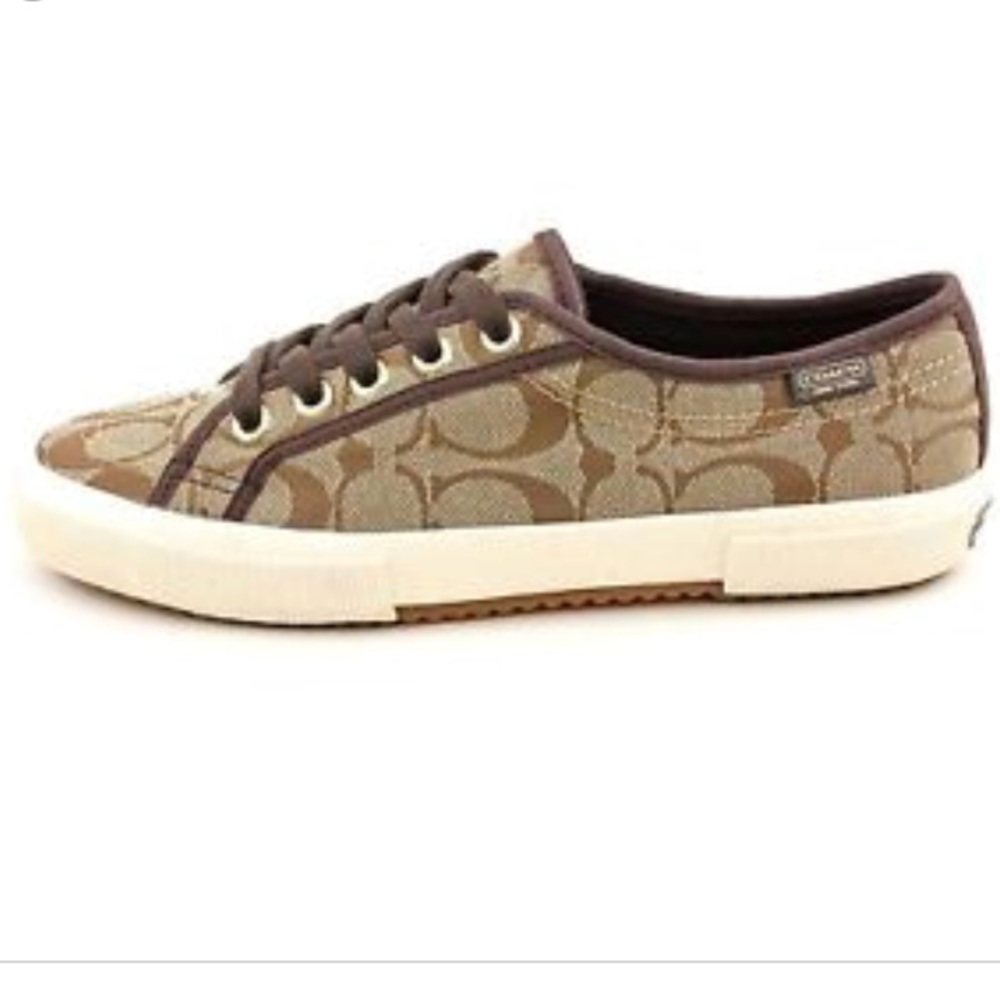 Coach Signature Brown Sneakers